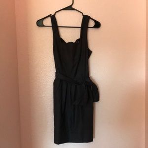 Forever 21 pleated midi/pockets dress